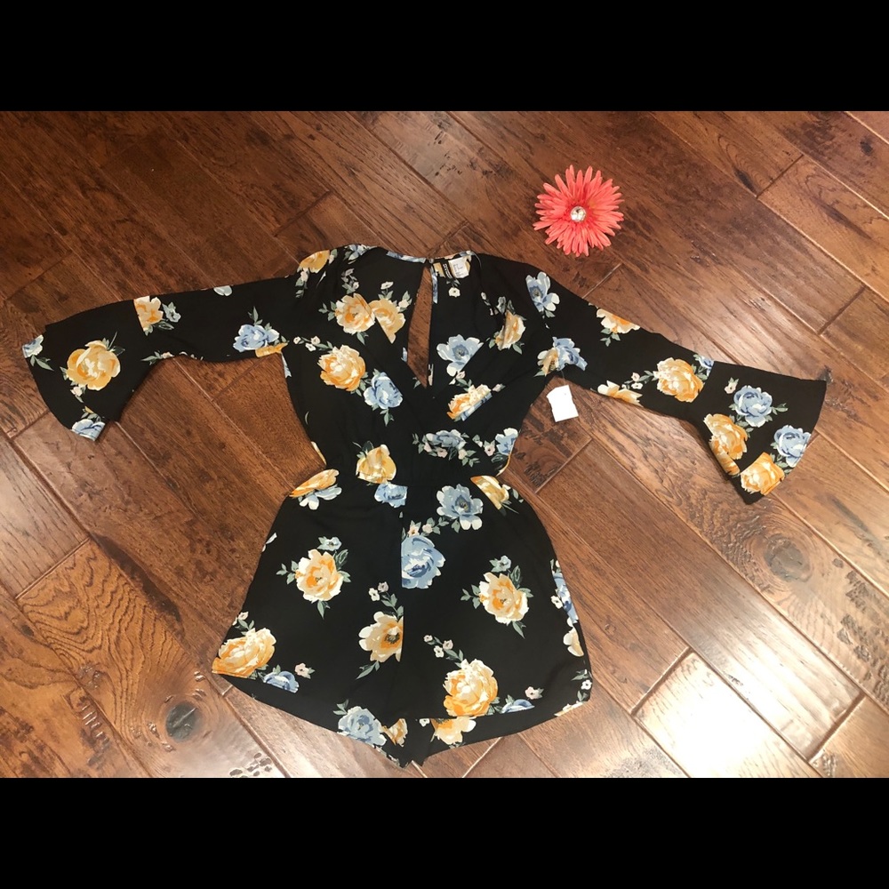 H&M floral Romper